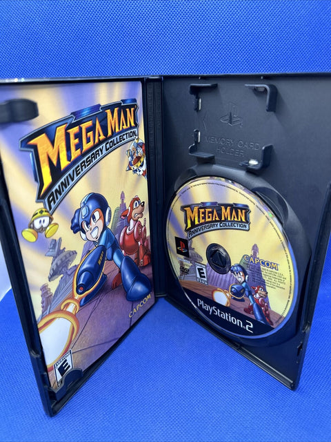 Mega Man Anniversary Collection (Sony PlayStation 2) PS2 CIB Complete Tested!