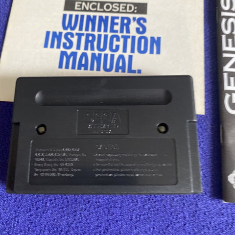 Prime Time NFL Starring Deion Sanders (Sega Genesis) Cardboard Complete Tested!