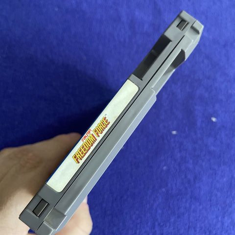 Freedom Force (Nintendo NES, 1988) Authentic CIB Complete In Box - Tested!
