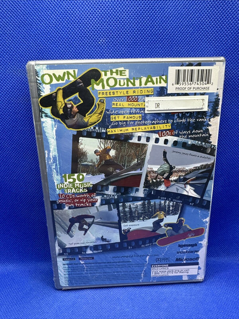 NEW! Amped: Freestyle Snowboarding (Microsoft Original Xbox, 2001) Sealed!