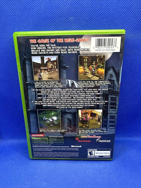 Wallace and Gromit The Curse of the Were-Rabbit (Original Xbox) Complete Tested