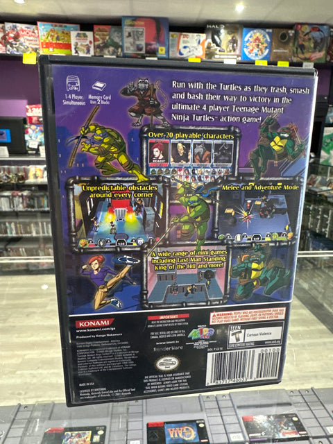 TMNT Mutant Melee - Nintendo GameCube - CIB Complete Tested!