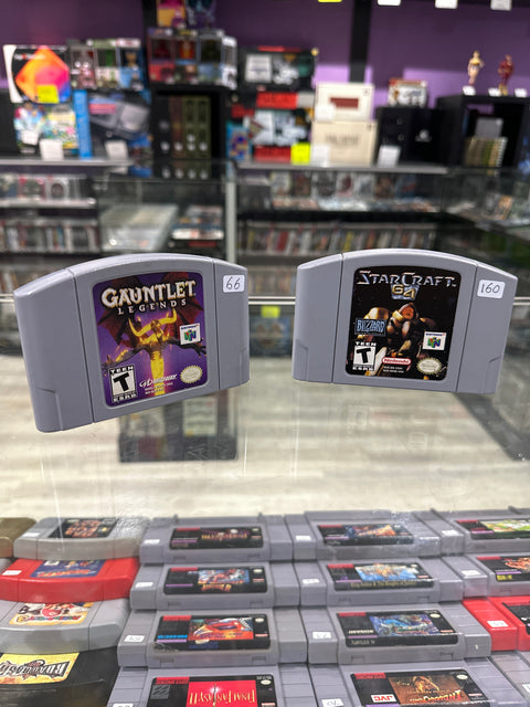 StarCraft 64 + Gauntlet Legends on N64