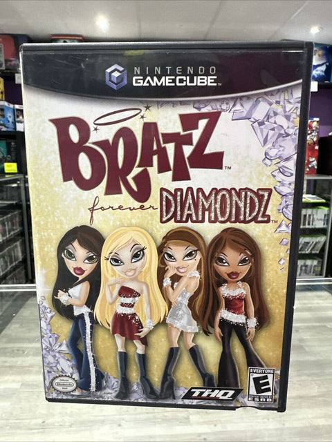 Bratz: Forever Diamondz (Nintendo GameCube, 2006) CIB Complete Tested!