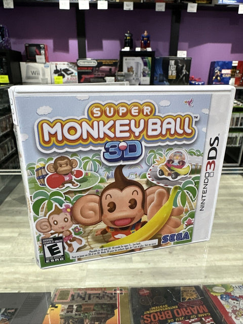 Super Monkey Ball: 3D (Nintendo 3DS, 2011) CIB Complete Tested!