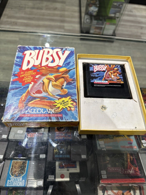 Bubsy in Claws Encounters of the Furred Kind (Sega Genesis) No Manual Tested!