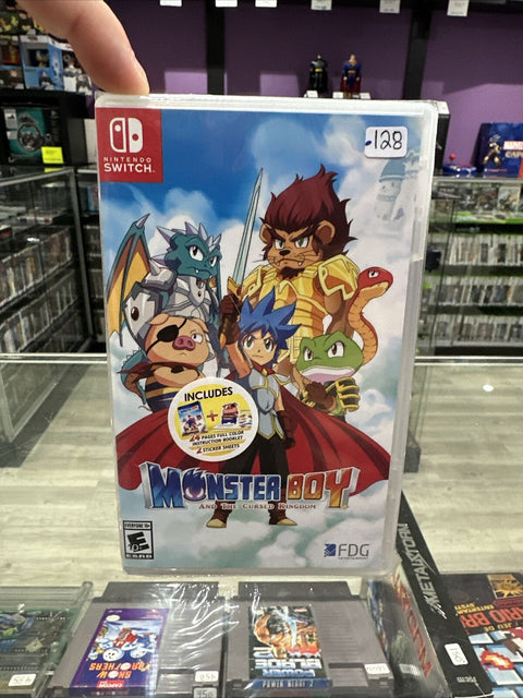 NEW! Monster Boy and The Cursed Kingdom (Nintendo Switch, 2018) Factory Sealed!