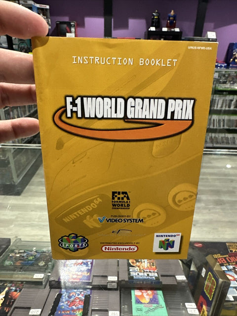 F1 World Grand Prix - Nintendo 64 N64 CIB Complete Tested!