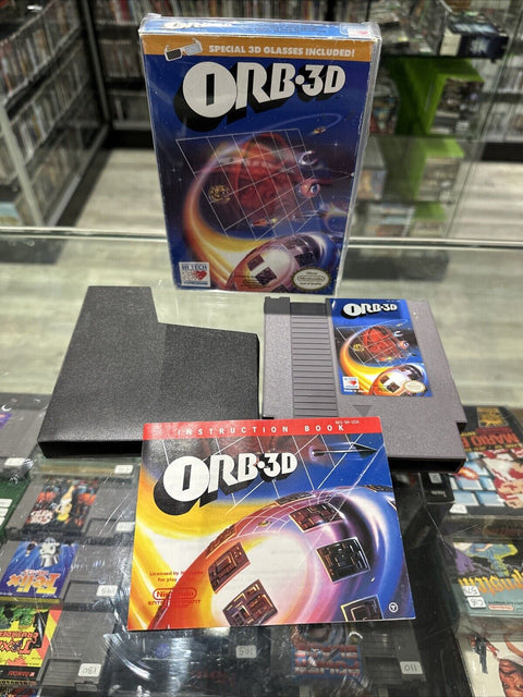 ORB-3D (Nintendo Entertainment System, 1990) NES CIB Complete Tested!