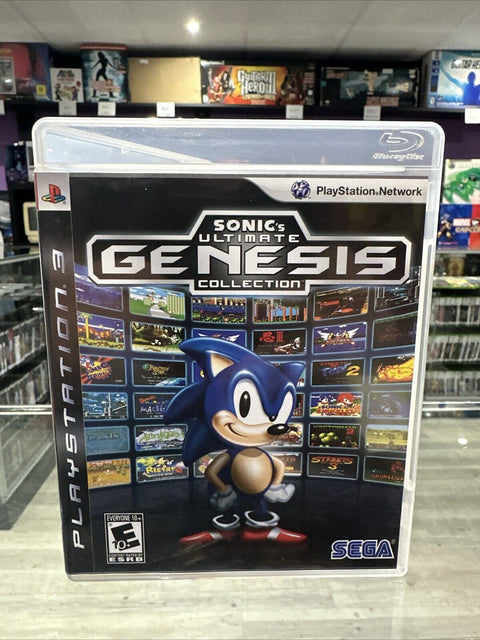 Sonic's Ultimate Genesis Collection (Sony PlayStation 3, 2009) PS3 CIB Complete