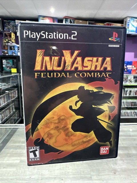 Inuyasha: Feudal Combat (Sony PlayStation 2, 2005) PS2 Tested!