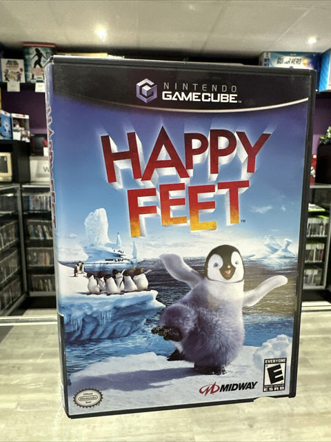 Happy Feet (Nintendo GameCube, 2006) CIB Complete Tested!