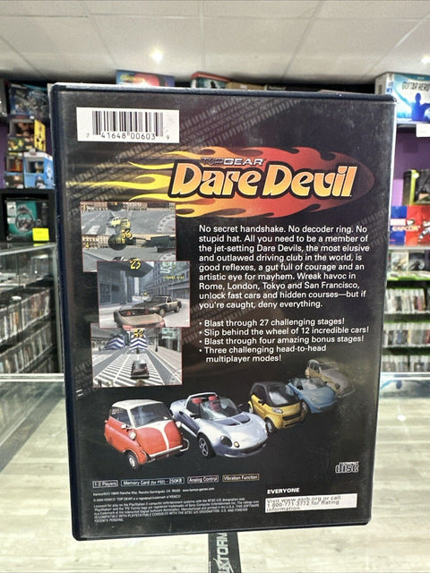 Top Gear Dare Devil (Sony PlayStation 2, 2000) PS2 CIB Complete Tested!