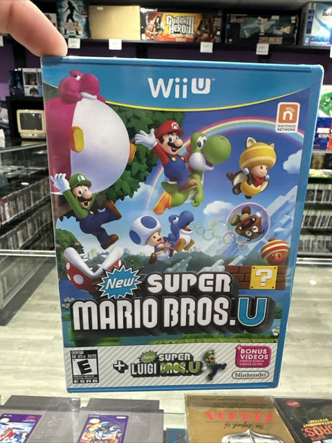 NEW! Super Mario Bros. U with New Super Luigi U. (Nintendo Wii U) Factory Sealed