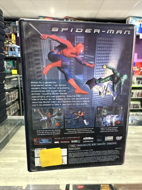 Spider-Man (Sony PlayStation 2, 2002) PS2 CIB Complete Tested!