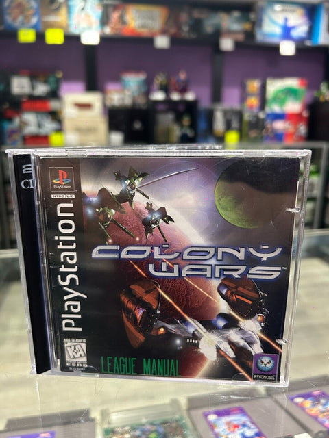 Colony Wars (Sony PlayStation 1, 1997) PS1 CIB Complete Tested!