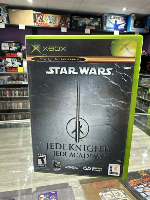 Star Wars: Jedi Knight -- Jedi Academy (Microsoft Xbox) CIB Complete Tested