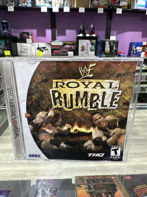 WWF Royal Rumble (Sega Dreamcast, 2000) CIB Complete Tested!