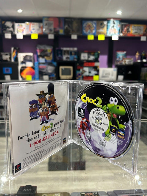 CROC 2 (PlayStation 1) PS1 Disc + Manual Tested!