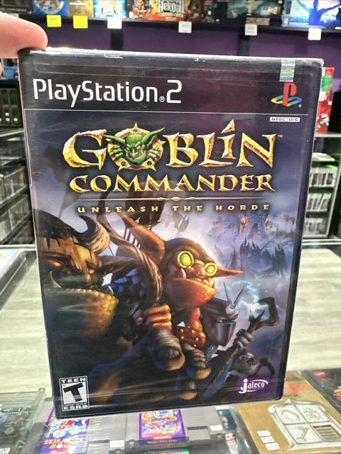 NEW! Goblin Commander: Unleash the Horde (Sony PlayStation 2, 2003) PS2 Sealed!