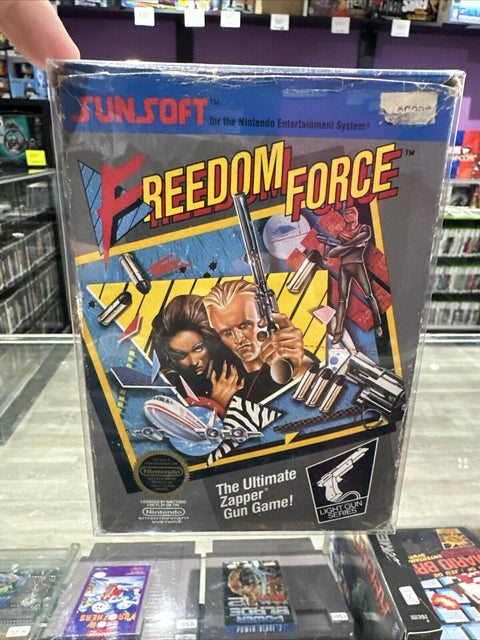 Freedom Force (Nintendo Entertainment System, 1988) NES Complete CIB Tested!