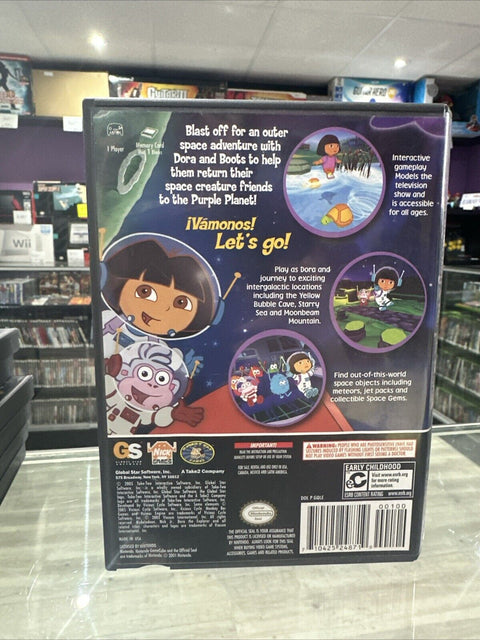 Dora the Explorer: Journey to the Purple Planet (Nintendo GameCube) Complete