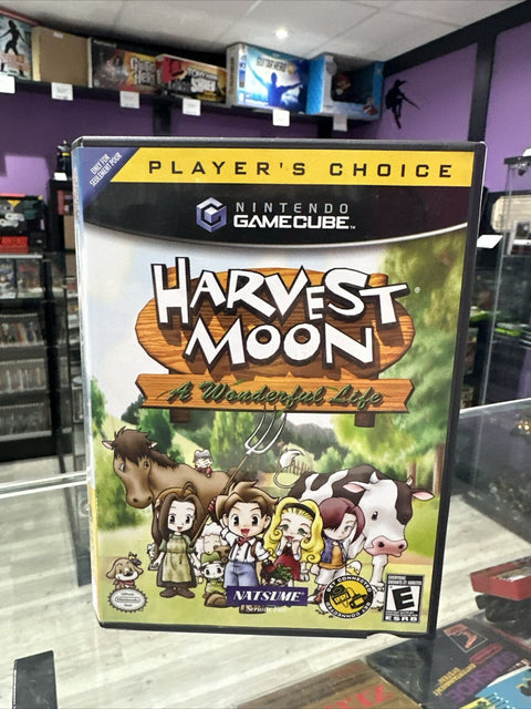 Harvest Moon: A Wonderful Life (Nintendo GameCube, 2004) Complete Tested!