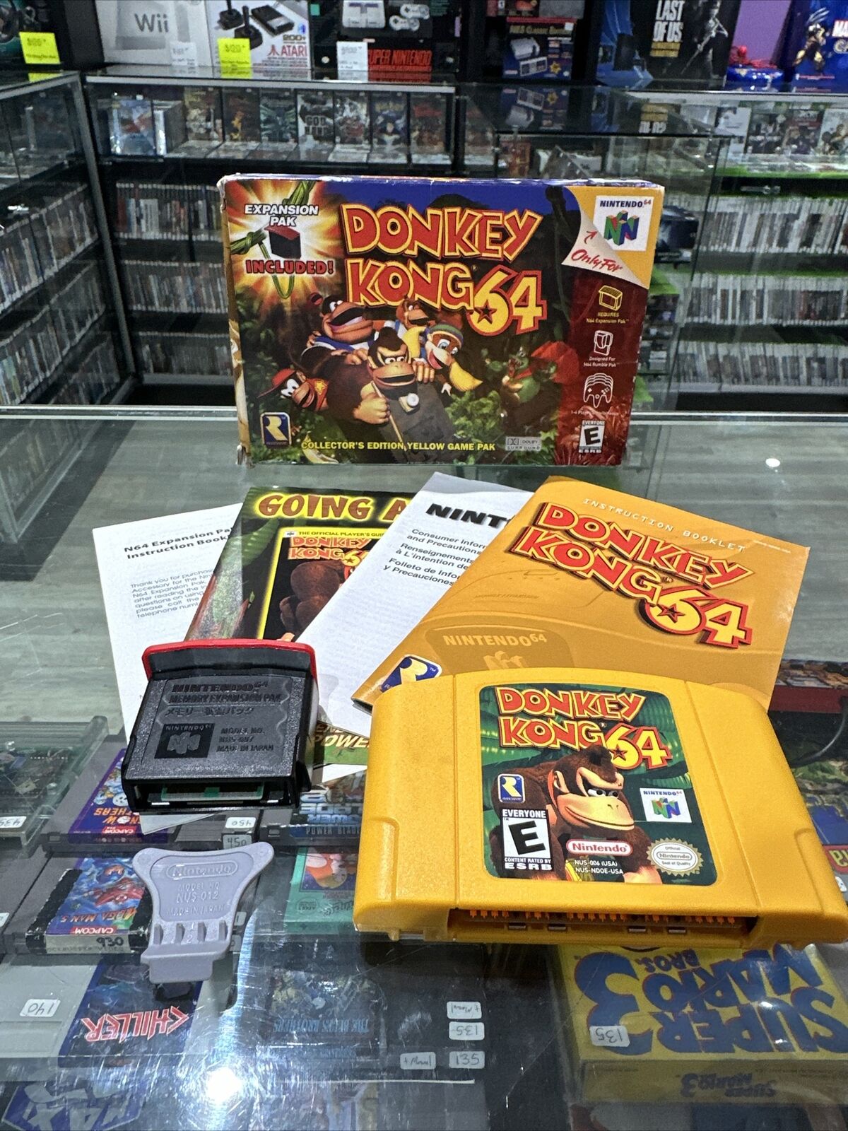 Donkey Kong 64 Nintendo 64 1999 N64 CIB Complete w Expansion Pak Tested