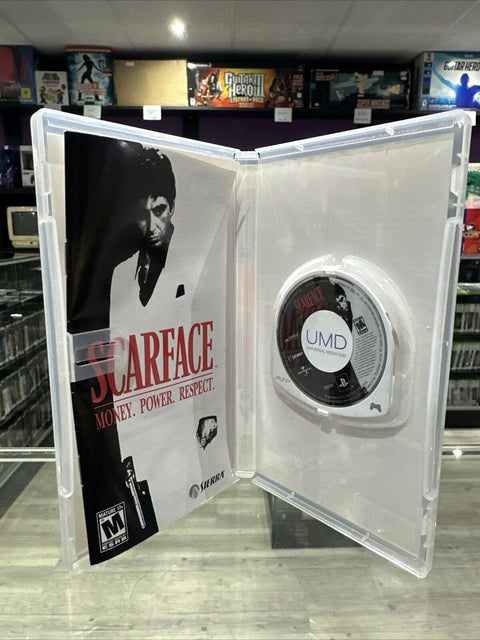 Scarface: Money. Power. Respect. (Sony PSP, 2006) CIB Complete - Tested!