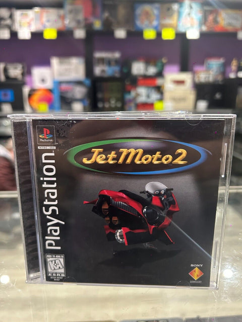 Jet Moto 2 (Sony PlayStation 1, 1997) PS1 CIB Complete Tested!