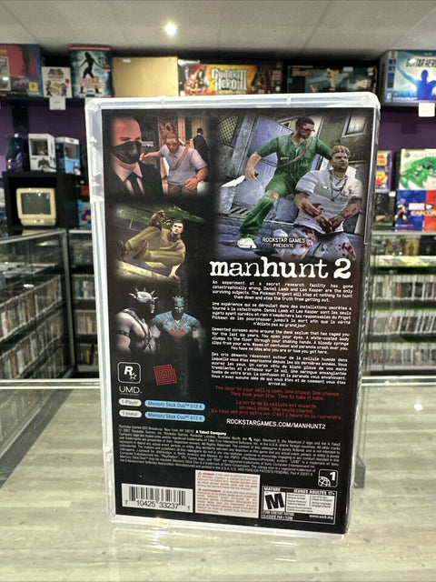 Manhunt 2 (Sony PSP, 2007) CIB Complete - Tested!