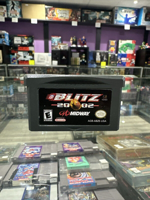 NFL Blitz 20-02 (Nintendo Game Boy Advance, 2001) GBA Tested!