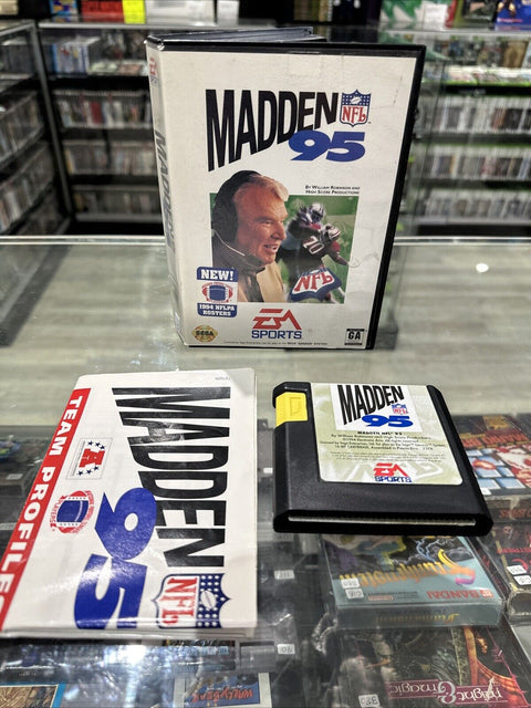 Madden NFL 95 (Sega Genesis, 1994) Tested w/ Map