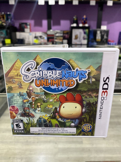 Scribblenauts Unlimited (Nintendo 3DS, 2012) CIB Complete Tested!
