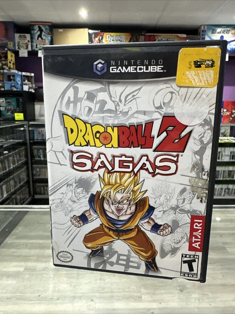 Dragon Ball Z: Sagas (Nintendo GameCube, 2005) No Manual - Tested!