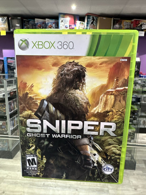 Sniper: Ghost Warrior (Microsoft Xbox 360, 2010) CIB Complete Tested!