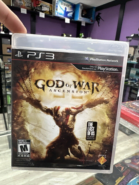 NEW! God of War Ascension (Sony PlayStation 3, 2013) PS3 Sealed *ripped plastic*