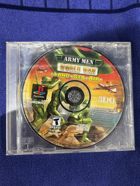 Army Men: World War -- Land, Sea, Air (Sony 2000) PS1 Disk Only Tested!