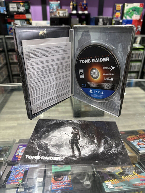 Shadow of the Tomb Raider Croft Steelbox Edition - Sony PlayStation 4 - PS4 CIB