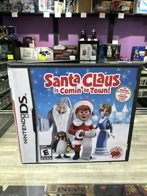 Santa Claus Is Comin To Town (Nintendo DS, 2009) CIB Complete Tested!