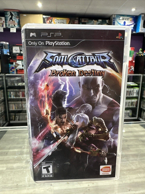 Soul Calibur: Broken Destiny (Sony PSP, 2009) CIB Complete Tested!