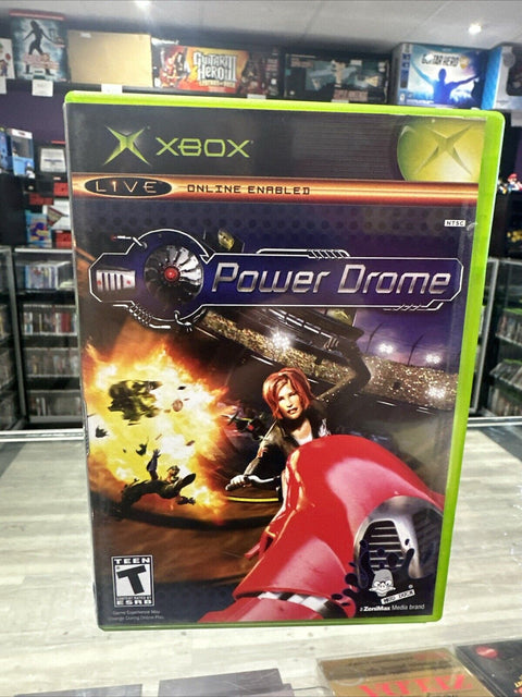 Powerdrome (Microsoft OG Xbox, 2004) CIB Complete Tested!