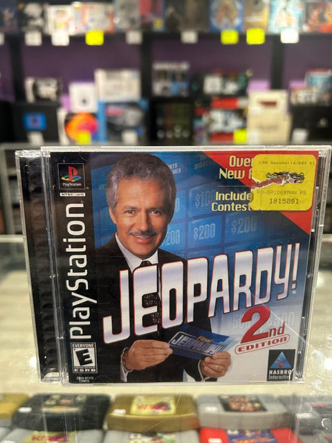 Jeopardy 2nd Edition (Sony PlayStation 1, 2000) PS1 CIB Complete Tested!