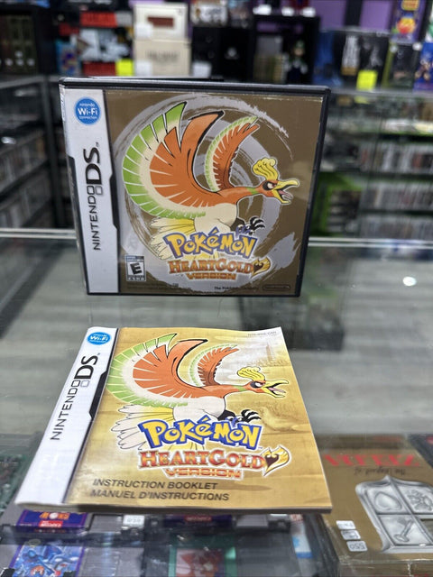 Pokemon: HeartGold Version (Nintendo DS, 2010) Box / Case + Manual Only!