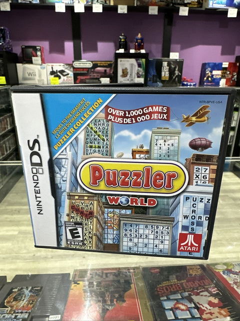 Puzzler World DS - Nintendo DS CIB Complete Tested!