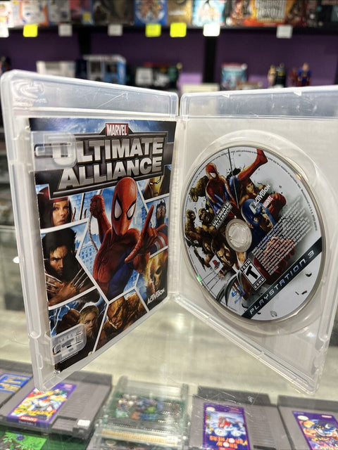 Marvel Ultimate Alliance (Sony PlayStation 3, 2006) PS3 CIB Complete Tested!