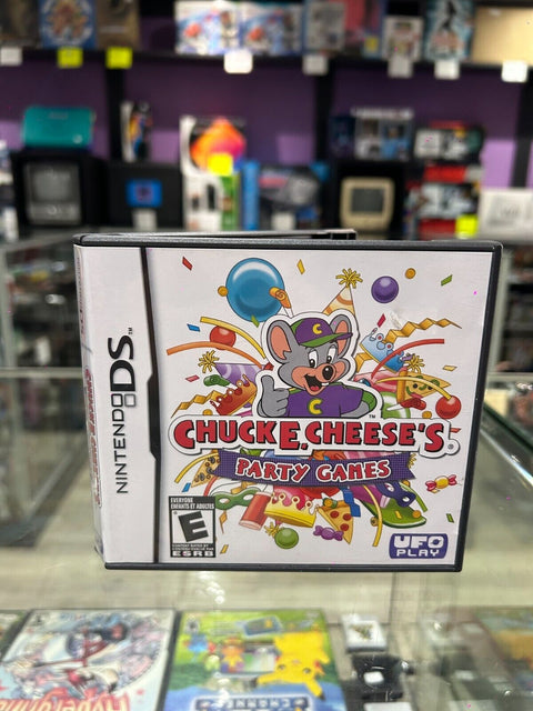 Chuck E. Cheese's Party Games (Nintendo DS, 2010) CIB Complete Tested!