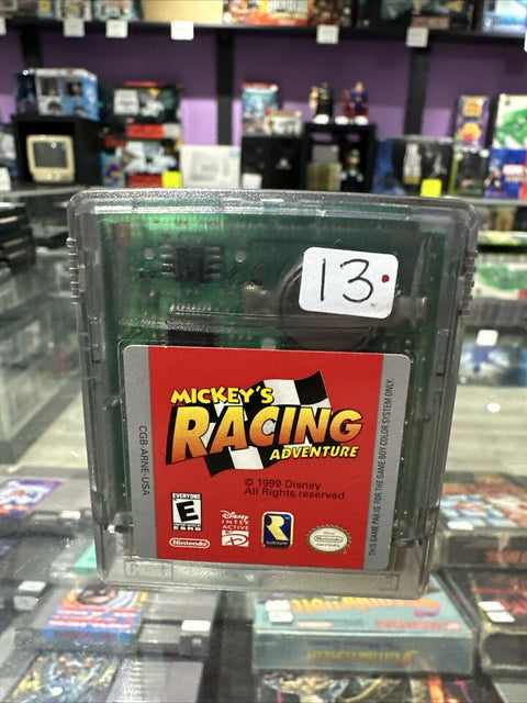 Mickey's Racing Adventure (Nintendo Game Boy Color, 1999) GBC Tested!