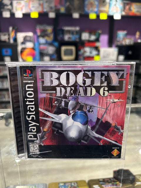 Bogey: Dead 6 (Sony PlayStation 1, 1996) PS1 CIB Complete Tested!