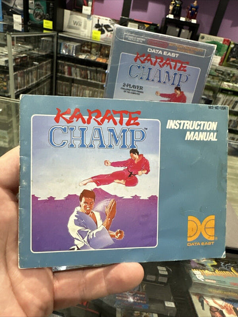 Karate Champ (Nintendo NES) CIB Complete Tested - 5-Screw